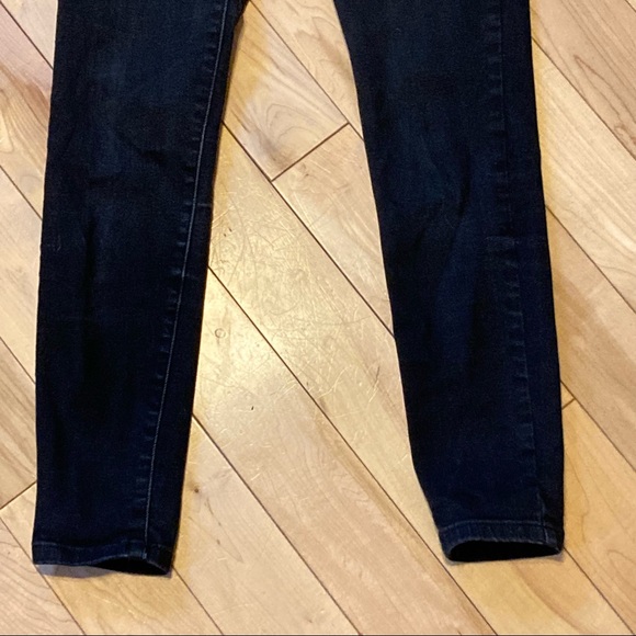 Everlane High Rise black skinny jeans size 25 ankle length - Picture 2 of 11